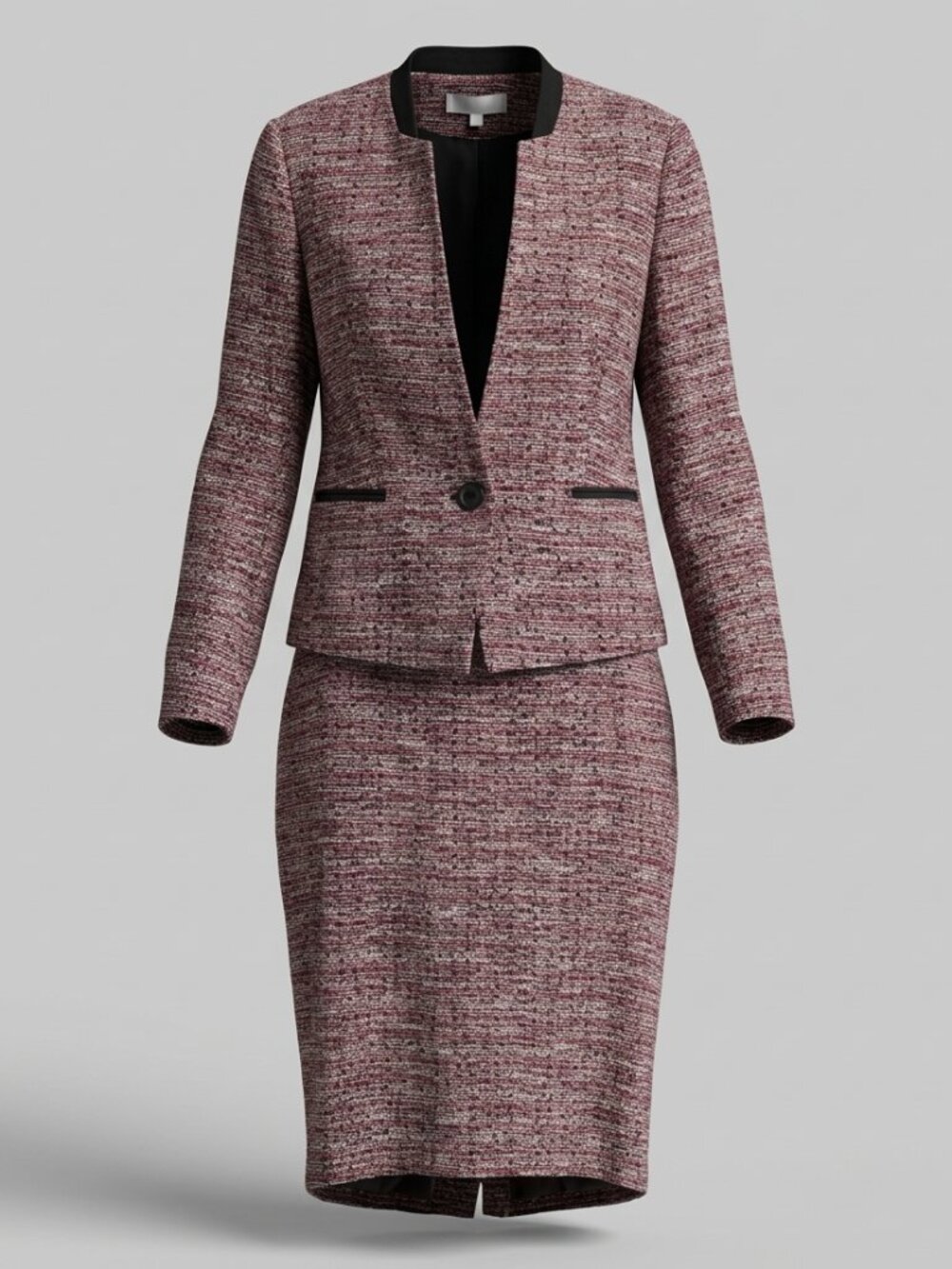 Jones Studio Separates Tweed Skirt Suit Set (Est. Size 12)